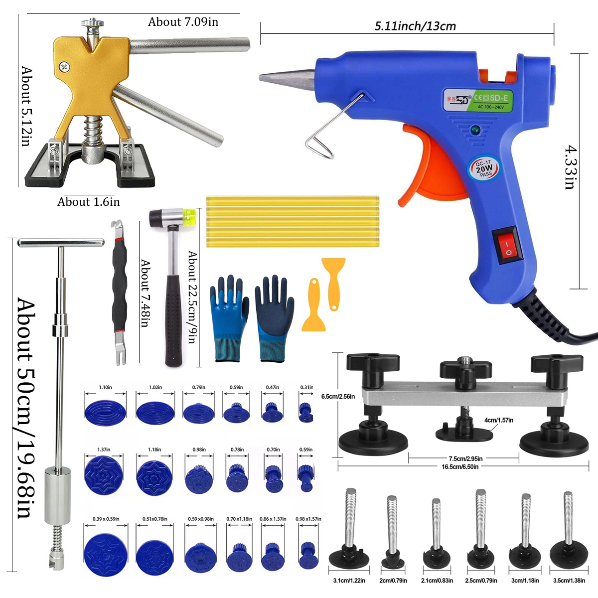 Electronics Repair Kit - Dent Repair Kit Car Puller Tools