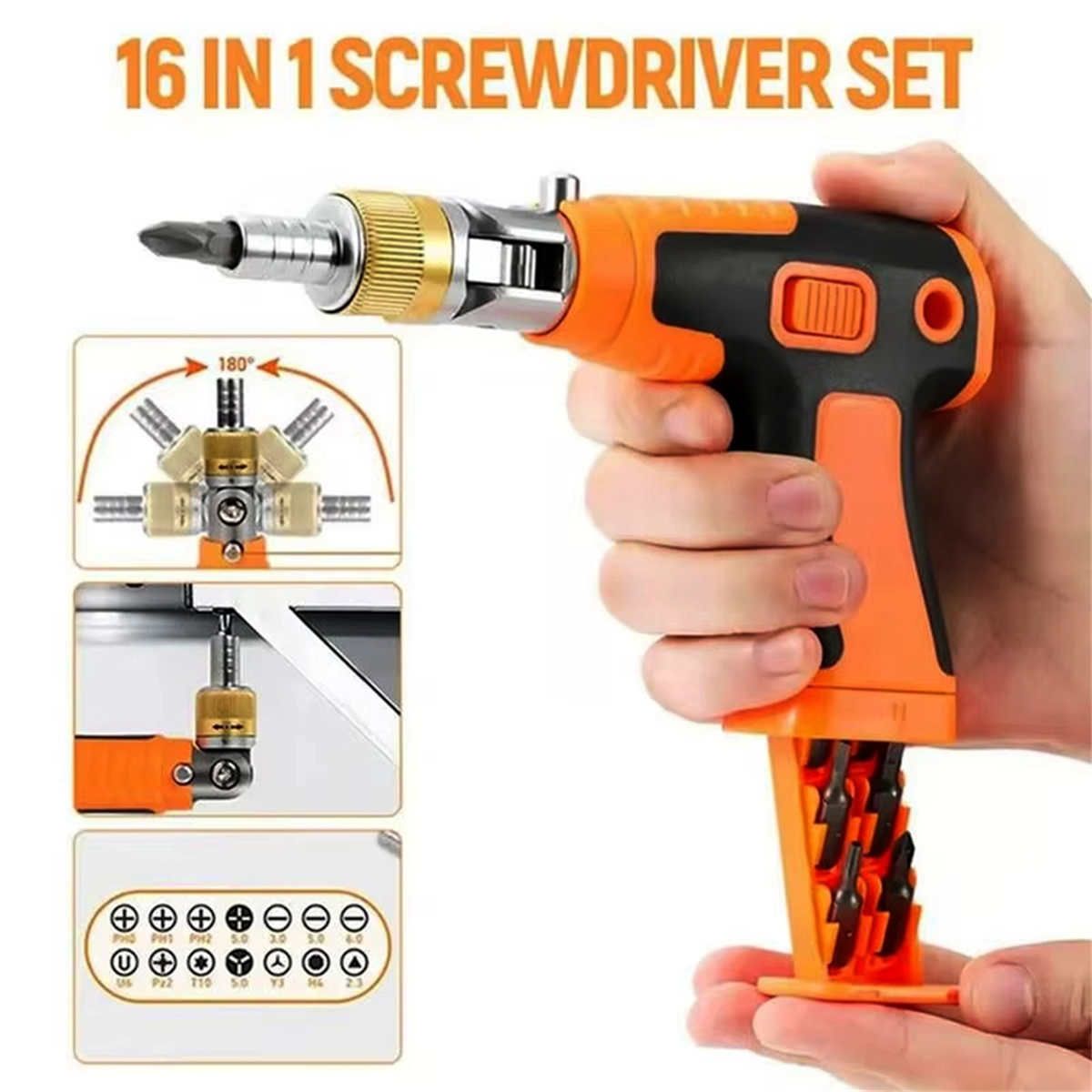 Electronics Repair Kit - Y31A Ratchet Screw Driver 180 Degree