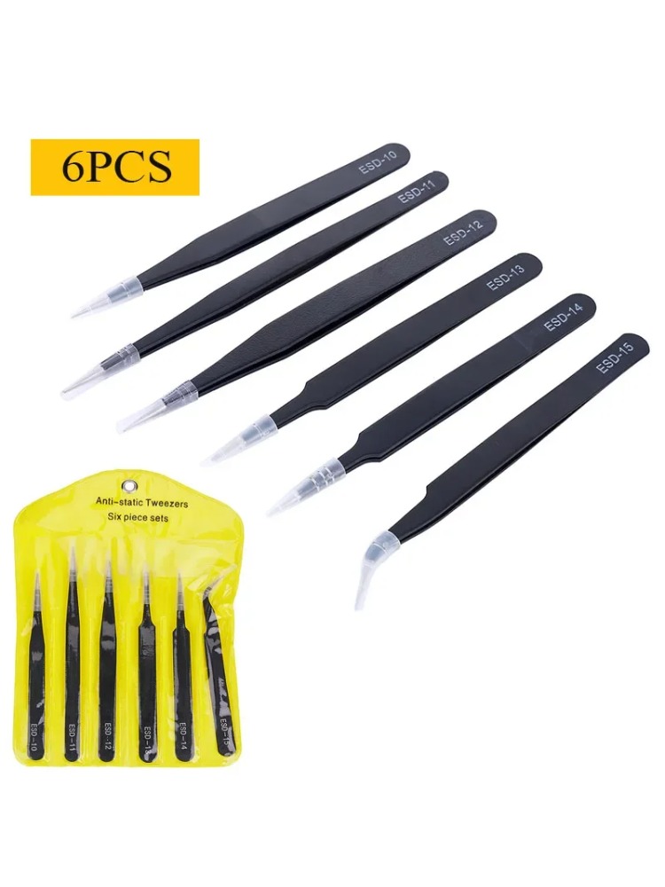 6pcs Precision Tweezers Set ES – Electronics Repair Kit Bewertung und Preis