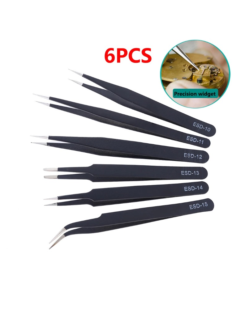 6pcs Precision Tweezers Set ES – Electronics Repair Kit Bewertung und Preis