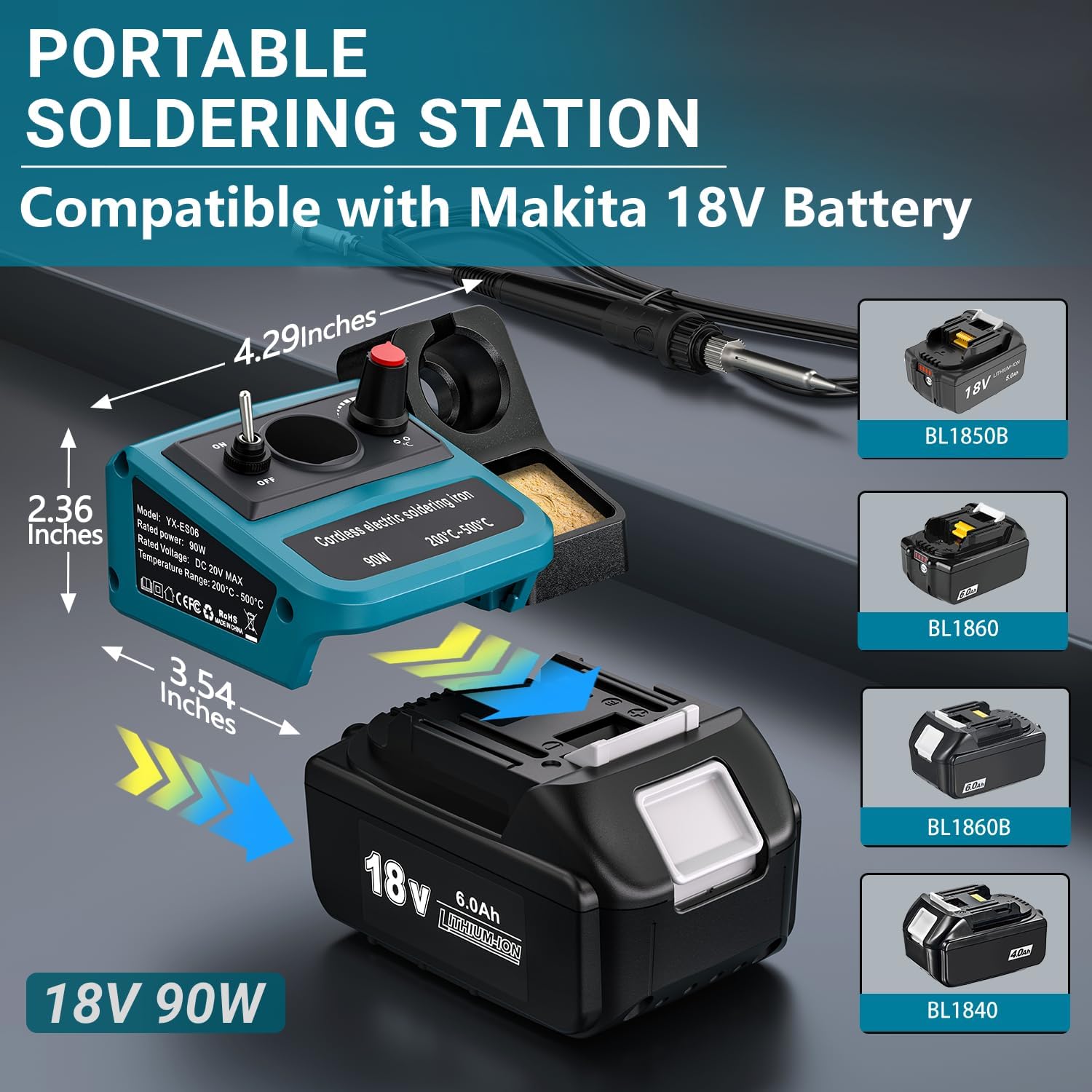 90W LED Digital Cordless Solde – Electronics Repair Kit Bewertung und Preis