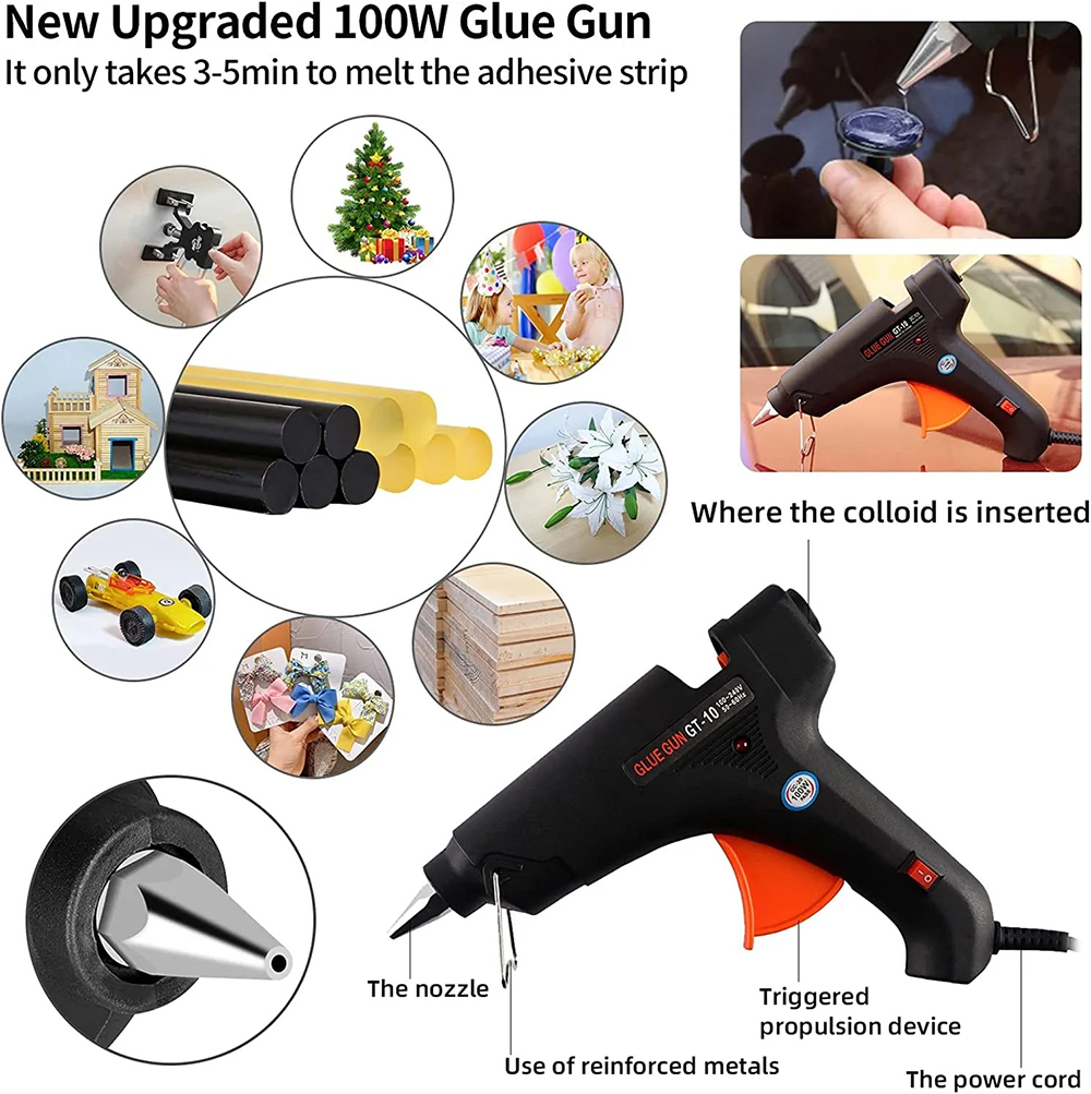 100W Hot Melt Glue Gun 100-240 – Electronics Repair Kit Bewertung und Preis