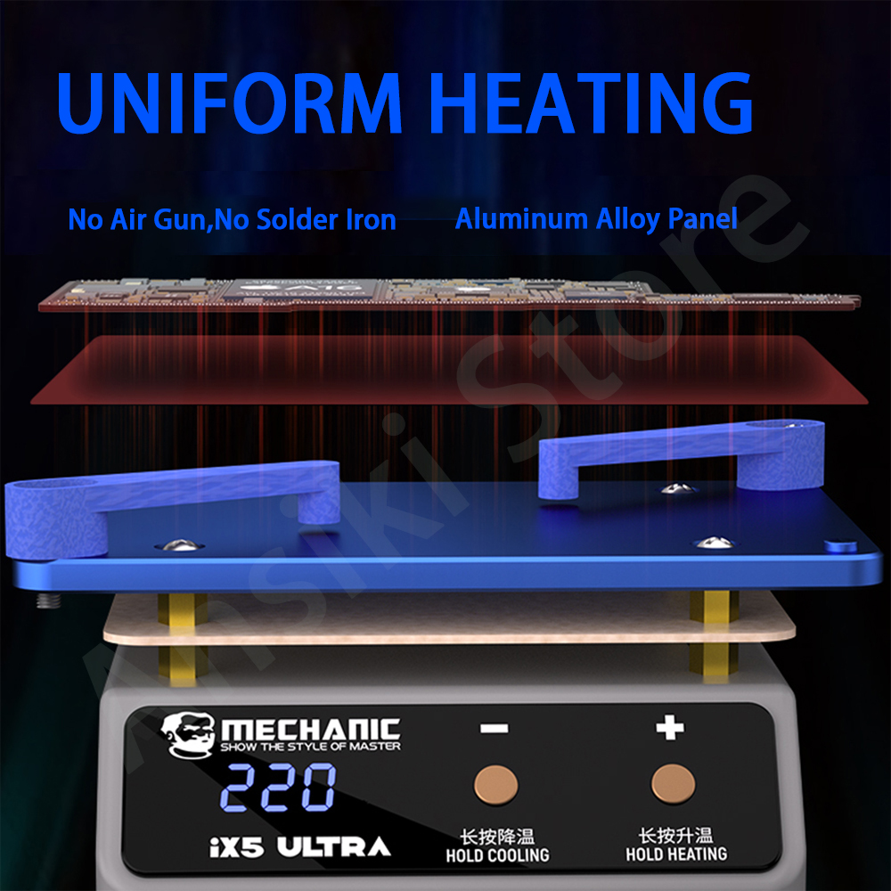 MECHANIC ix5 Ultra Heating Pla – Electronics Repair Desk Bewertung und Preis